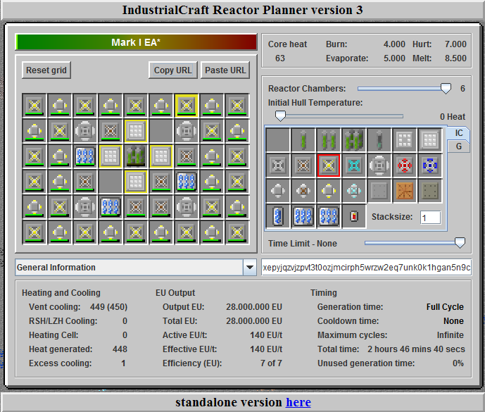 Boiling Water Reactor Mark I 140 EU/t Fuel Eff=7/7 ...